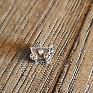 Pandora Silver Carriage Brooch